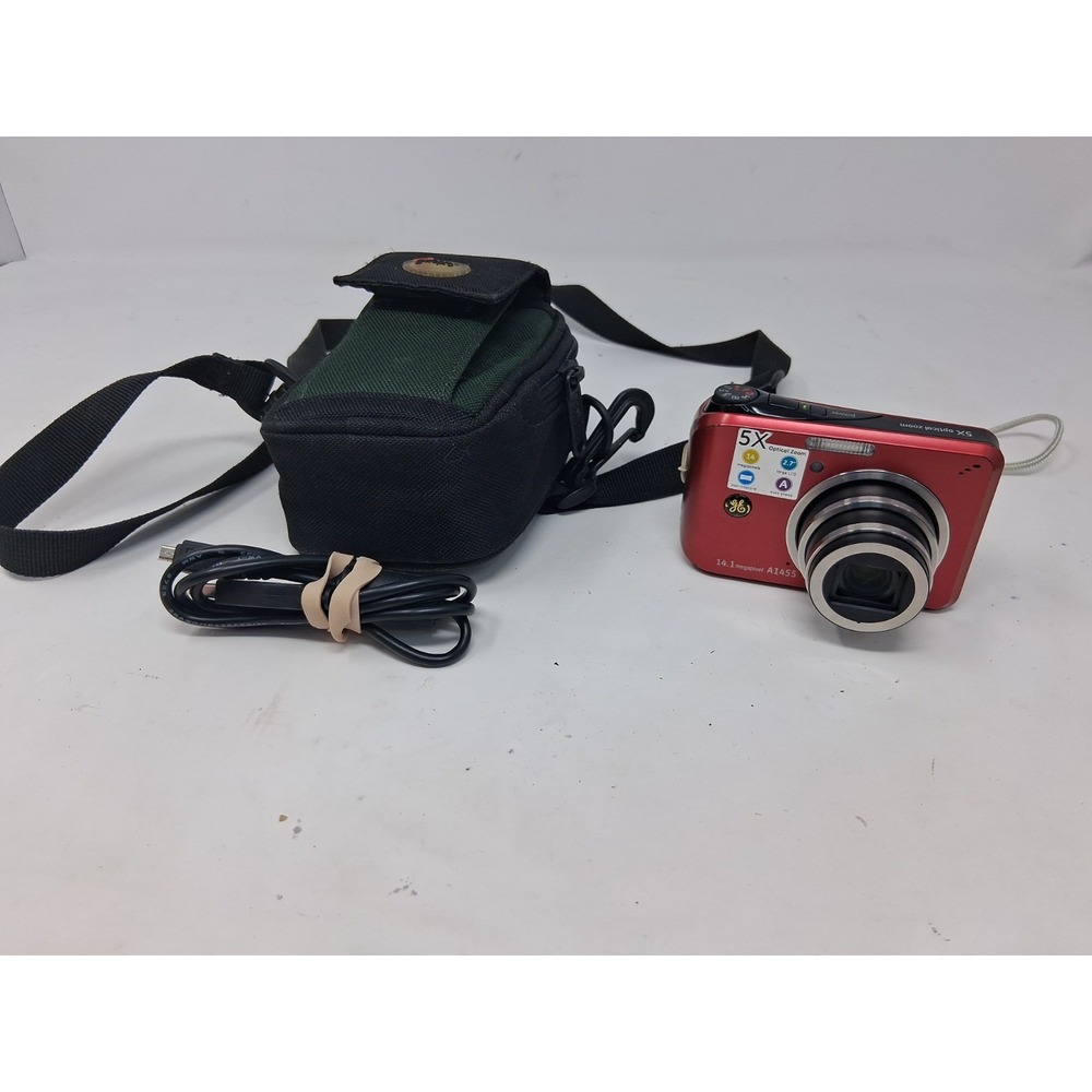 GE *A1455* 14.1 Megapixel 5.0 Zoom Digital Camera, TESTED AND WORKING ✅✅  X